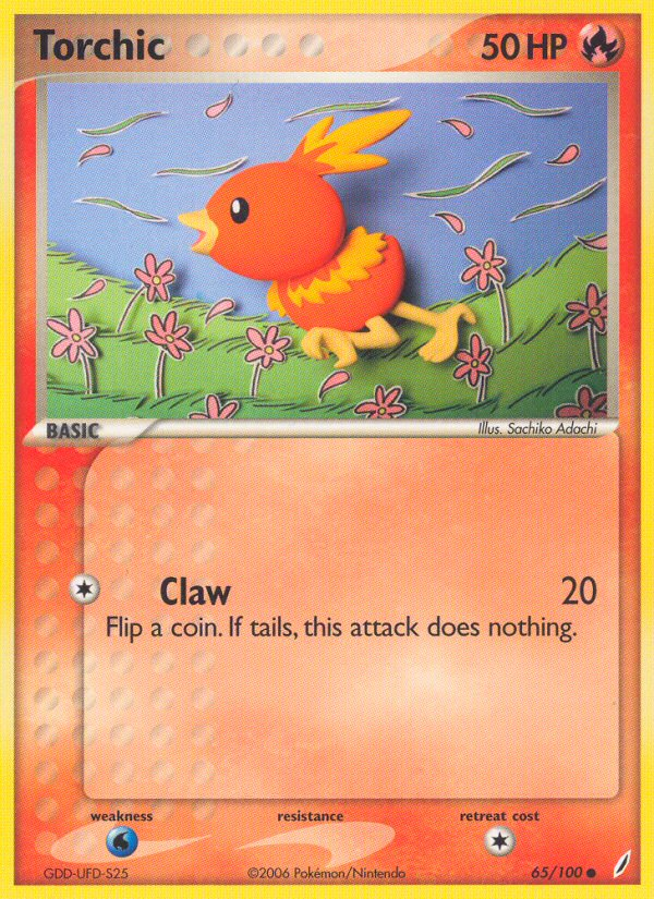 EX Crystal Guardians Torchic #65/100